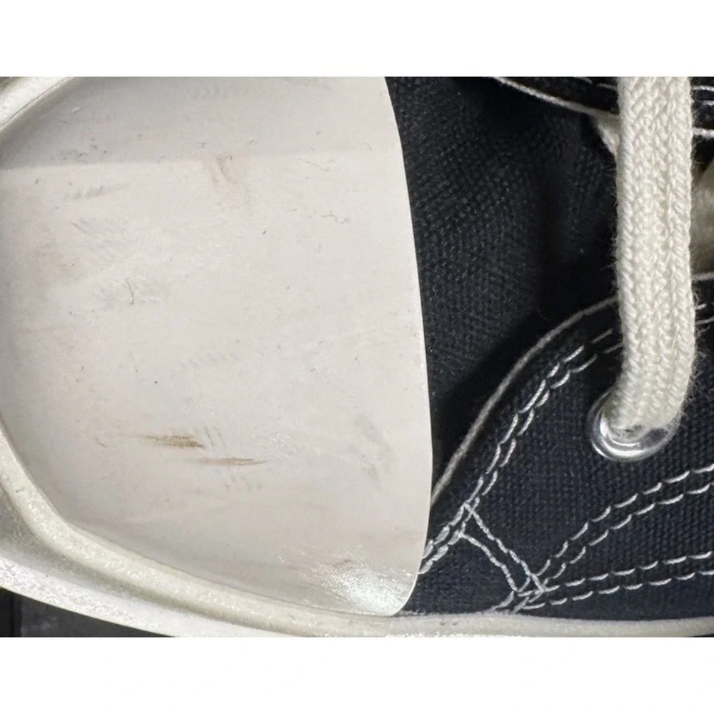 Converse All Star Chuck Taylor Black 70 De‎ Luxe Wedge Hi Platform Sneakers Sz 9